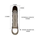 Насадка на член - Pretty Love Brayden Penis Sleeve Smoke