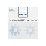 Эрекционные кольца Power Stretchy, 2 шт (черный)