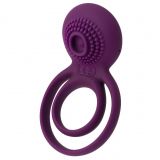 Двойное эрекционное кольцо с вибрацией Svakom Tammy Violet