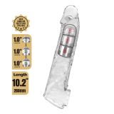 Подовжуюча насадка на член - Pretty Love Extension Penis Sleeve Clear, 26 см
