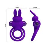 Ерекційне кільце - Pretty Love Vibrant Penis Ring III Purple Ерекційне кільце - Pretty Love Vibrant Penis Ring III Purple