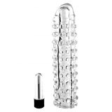 Насадка на член - Silicone Vibro Penis Sleeve m .Vibr, 16 см