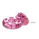 Эрекционное кольцо - Vibration And Condom Ring Bear Pink