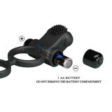 Ерекційне кільце - Pretty Love Vibration Penis Sleeve IV Black