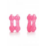 Эрекционные кольца Island Rings Double Stacker (розовый)