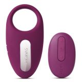 Эрекционное кольцо с вибрацией и пультом ДУ Svakom Winni Violet