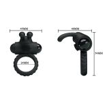 Ерекційне кільце - Pretty Love Eudora Penis Ring Black Ерекційне кільце - Pretty Love Eudora Penis Ring Black