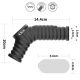 Насадка на член - Vibrating Wave Knights Ring With Scrotum Sleeve Black