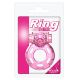 Эрекционное кольцо - Vibration And Condom Ring Bear Pink
