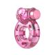 Эрекционное кольцо - Vibration And Condom Ring Bear Pink