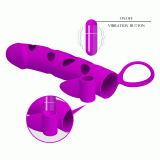 Насадка на член - Pretty Love 6" Vibrating Penis Sleeve Pink