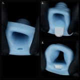 Насадка на член - Vibrating Wave Knights Ring Blue