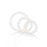 CalExotics Rubber Ring - 3 Piece Set - набор эрекционных колец (черный)