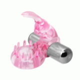 Ерекційне кільце - Cock Ring 1, With Bullet Vibrator, Pink