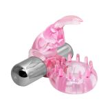 Ерекційне кільце - Cock Ring 1, With Bullet Vibrator, Pink