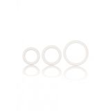 CalExotics Rubber Ring - 3 Piece Set - набор эрекционных колец (черный)