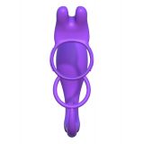 Ерекційне кільце Ass - Gasm Vibrating Rabbit на пеніс і мошонку з анальним стимулятором