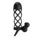 Насадка на член - Pretty Love Vibro Penis Sleeve Black I