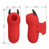 Вакуумний вібростимулятор - Pretty Love Magic Devil Stimulator Red