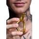 Эрекционное кольцо Master Series Cobra King Golden Cock Ring