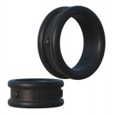Fantasy C-Ringz Max-Width Silicone Rings - Black