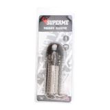 Насадка на член - SuperMe Nubby Sleeve Grey