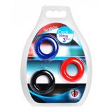 Насадки для пеніса Stretchy Cock Ring 3 Pack