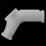 Насадка на член - Vibrating Silk Knights Ring With Scrotum Sleeve White