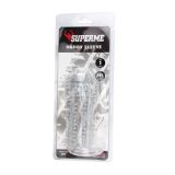 Насадка на член - SuperMe Nubby Sleeve Clear