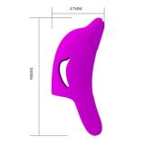 Вібронасадка на палець - Pretty Love Delphini Fingering Vibrator Purple