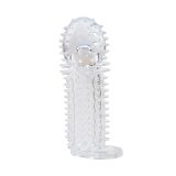 Насадка на член - SuperMe Nubby Sleeve Clear
