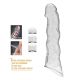 Подовжуюча насадка на член - Pretty Love Extension Penis Sleeve Clear, 28 см