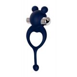 Віброкільце з хвостиком JOS Mickey, силікон, синій, 12,5 см