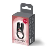 Ерекційне віброкільце з подвійною стимуляцією клітора Fun Factory NŌS CLASSIC Black, 2 мотори