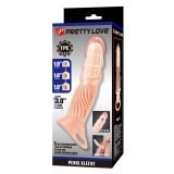 Насадка на член - Pretty Love Adjustable Penis Sleeve Extender 3.0"