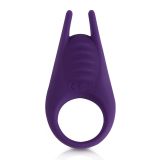 Ерекційне віброкільце Rianne S: The Pussy & The Knight Couple Ring, 10 режимів роботи, мед силікон