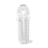 Насадка на член - SuperMe Nubby Sleeve Clear