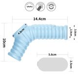 Насадка на член - Vibrating Wave Knights Ring With Scrotum Sleeve Blue