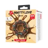 Ерекційне кільце - Pretty Love Choco Super Donut Silicone Cock Ring
