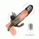 Насадка на член - Brave Men Vibro Penis Sleeve Black