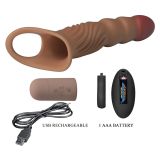 Насадка на член - Pretty Love Vibrating Penis Sleeve Extender Насадка на член - Pretty Love Vibrating Penis Sleeve Extender