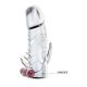 Насадка на член - Penis Sleeve With Vibration, Crystal