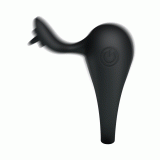 Ерекційне кільце - Pretty Love Stimulating Tonguo Penis Ring Black