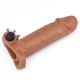 Насадка на член - Pleasure X-Tender Vibrating Penis Sleeve Add 2" Brown Насадка на член - Pleasure X-Tender Vibrating Penis Sleeve Add 2" Brown