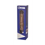 Насадка Toyfa XLover, для увеличения размера с вибрацией, TPE, черная прозрачная, 19,4 см