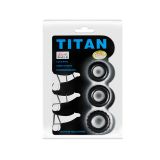 Ерекційні кільця - Titan Cock Ring Set Blue