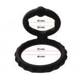 Ерекційне кільце - Erospace Men’s Play Silicone Cock Ring B8