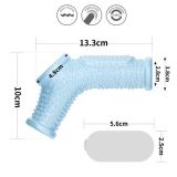 Насадка на член - Vibrating Drip Knights Ring With Scrotum Sleeve Blue