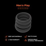 Набір ерекційних кілець - Erospace Men’s Play Set Of 3 Cock Rings B9