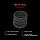 Набір ерекційних кілець - Erospace Men’s Play Set Of 3 Cock Rings B9